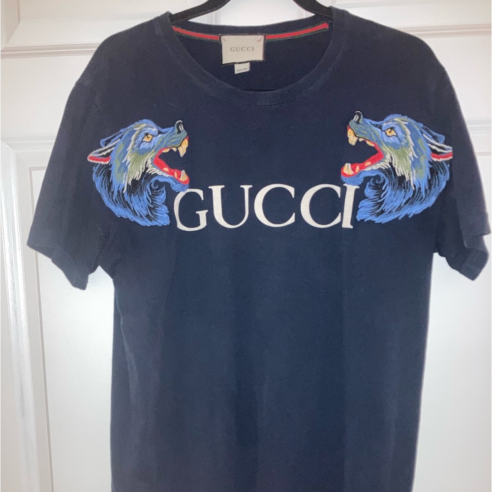 Mens Gucci 2019 collection Wolf t-shirt